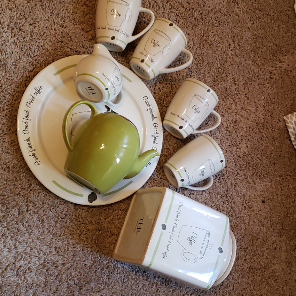 NWOT Coffee and tea set
